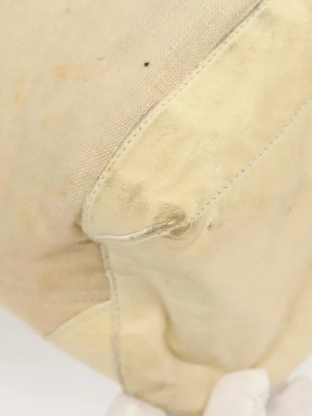 BALENCIAGA The Day Shoulder Bag Canvas Beige Silver - Picture 3 of 16